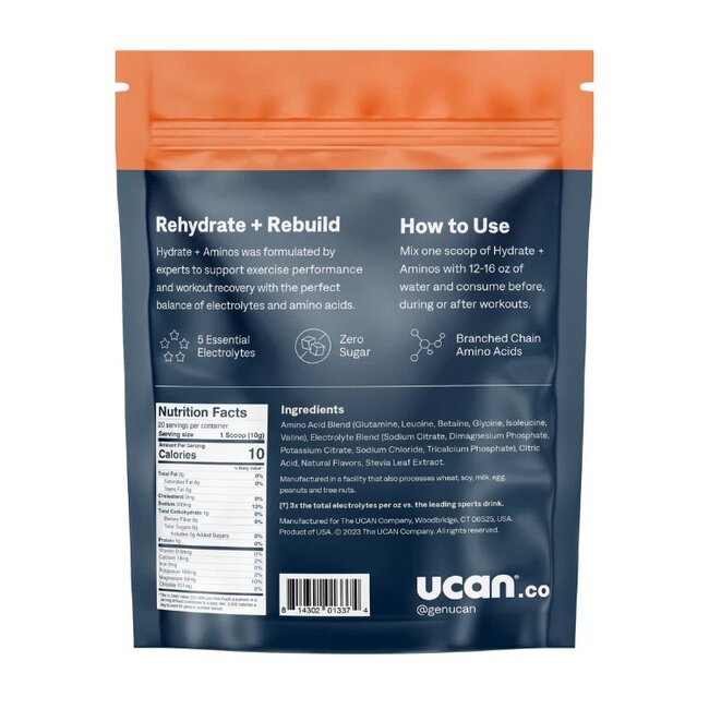 UCAN Hydration + Aminos Gusset Bag