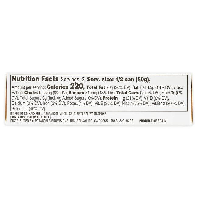 Patagonia Provisions Smoked Mackerel