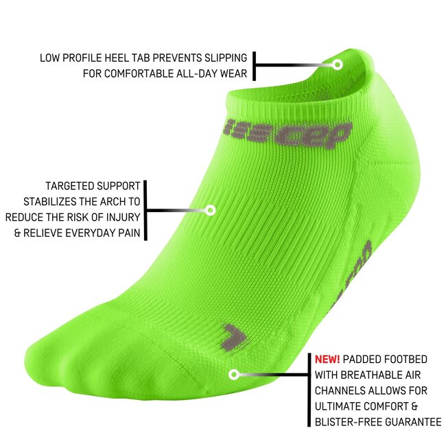 CEP Men's Run No Show Socks 4.0