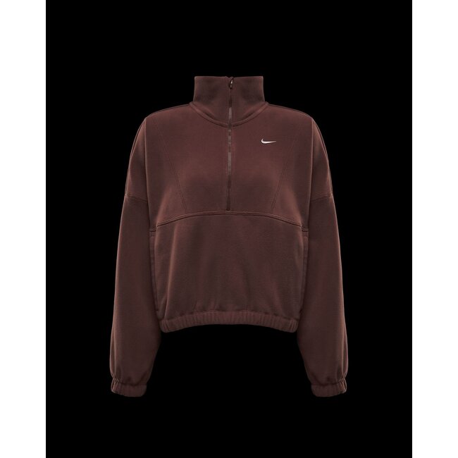 Nike Women's One Therma-FIT Oversized 1/2-Zip Fleece Top