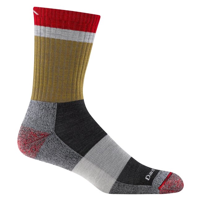 Darn Tough Men's Heady Stripe Micro Crew Light Cushion