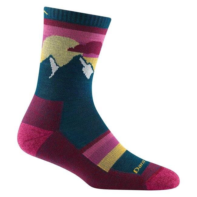 Darn Tough Women's Sunset Ledge Micro Crew Lightweight with Cushion