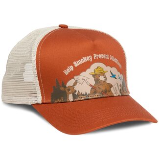 Landmark Project Help Smokey 5-Panel Trucker Hat-Terracotta