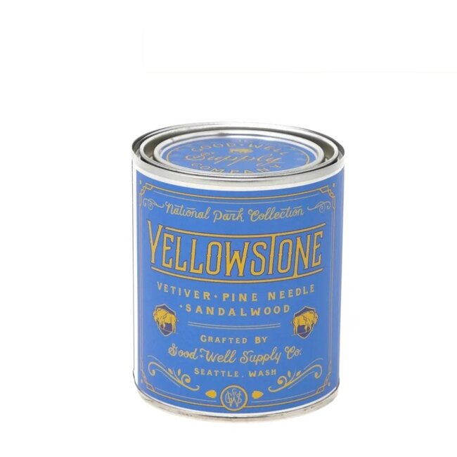 Good & Well Yellowstone National Park Candle 1/2 Pint