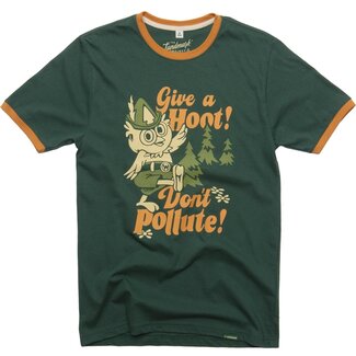 Landmark Project Woodsy Owl Retro Short Sleeve Ringer Tee