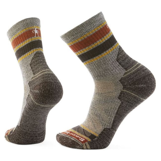 Smartwool Men's Hike Light Cushion Striped Mid Crew Socks