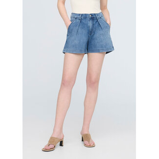 Duer Women's Performance Denim Lite Pleated Short