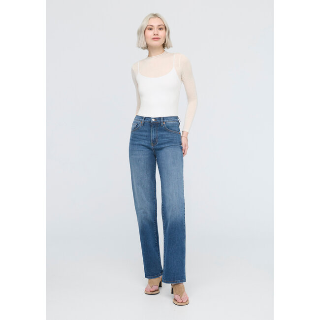 Duer Women's Performance Denim PLUS High Rise Straight