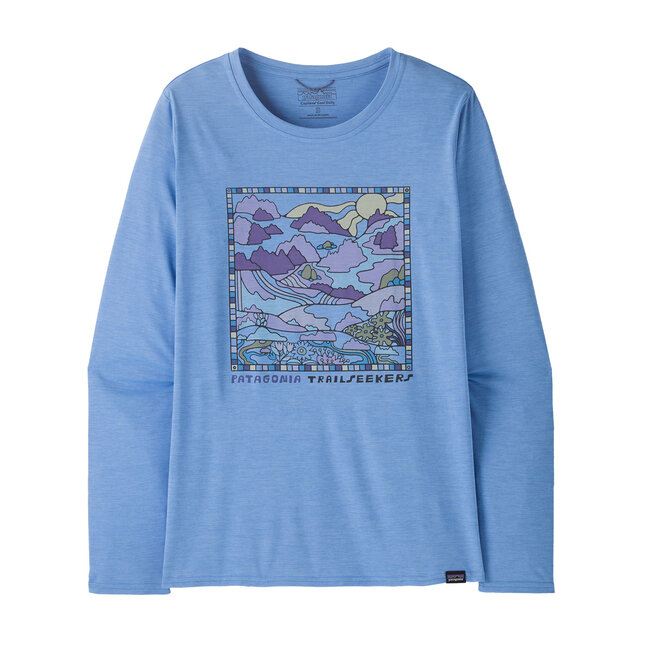 Patagonia Women's L/S Cap Cool Daily Graphic Shirt - Lands