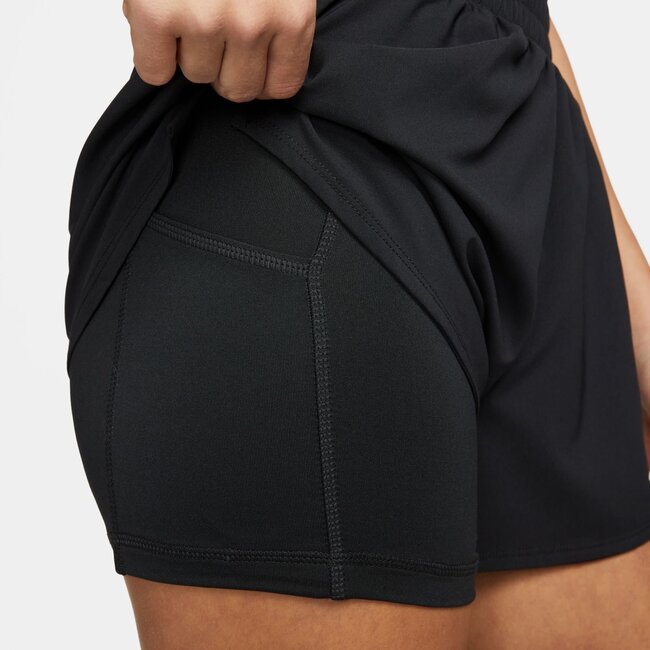 Nike Women's One Dri-FIT High-Waisted 3" 2-in-1 Shorts