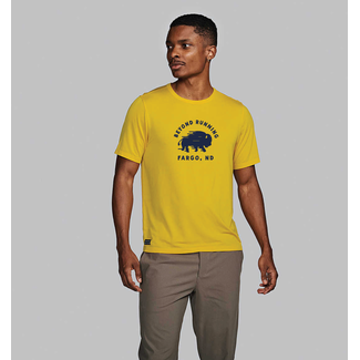 Saucony Men's Gusty Bison Stopwatch Short Sleeve