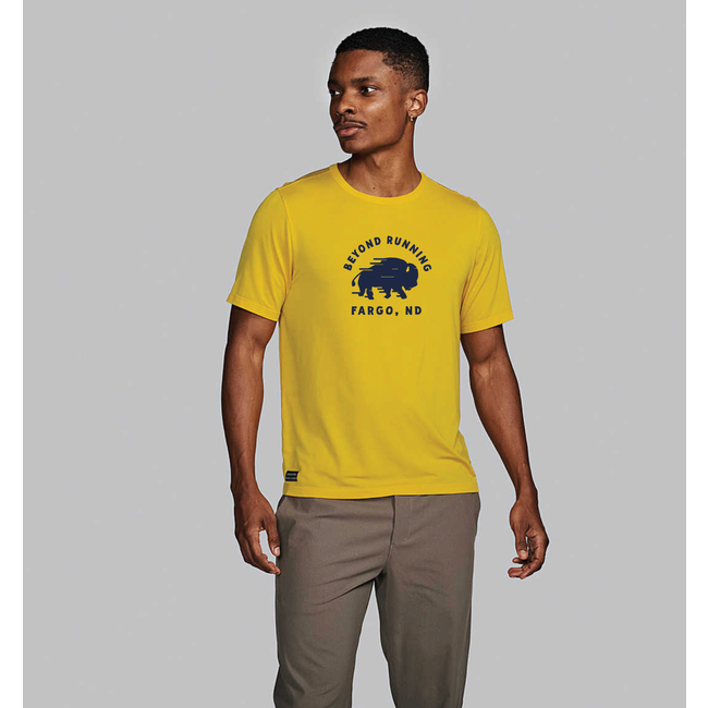 Saucony Men's Gusty Bison Stopwatch Short Sleeve