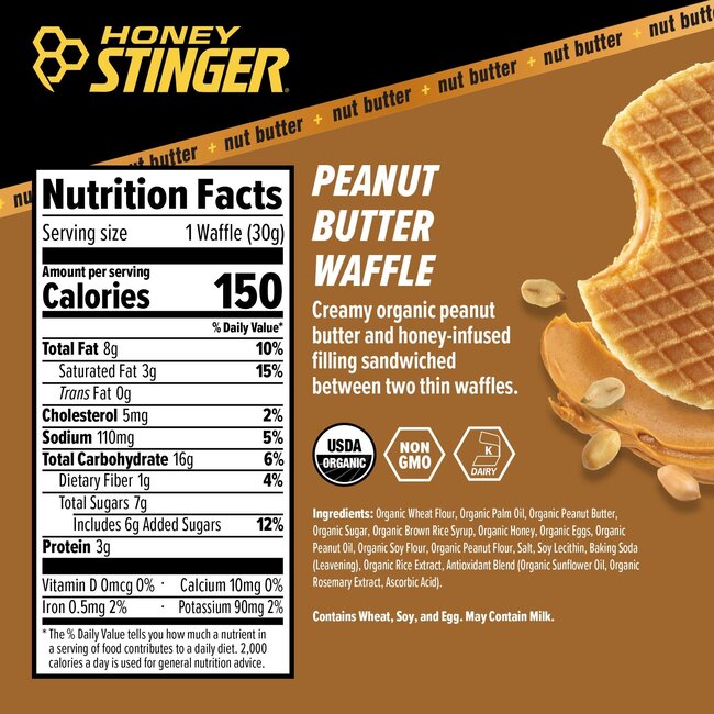 Honey Stinger Peanut Butter Waffle