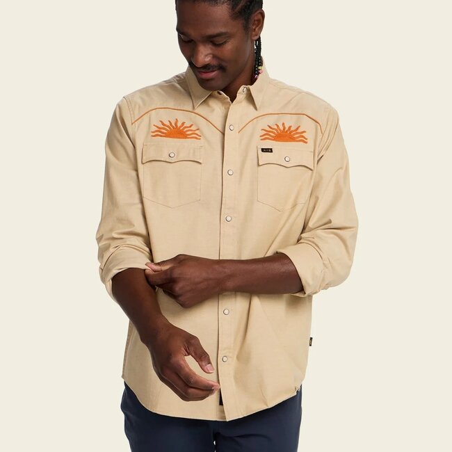 Howler Brothers Men's Crosscut Deluxe Snapshirt