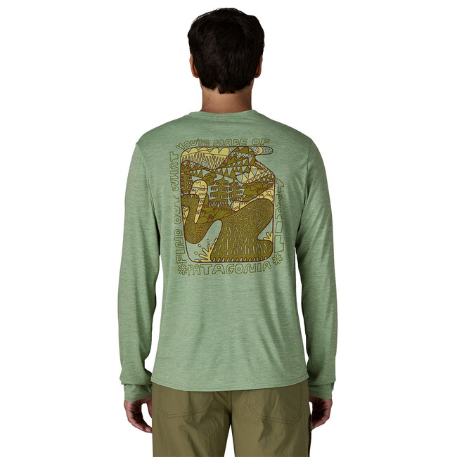 Patagonia Men's L/S Cap Cool Daily Graphic Shirt - Lands