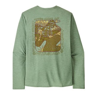 Patagonia Men's L/S Cap Cool Daily Graphic Shirt - Lands