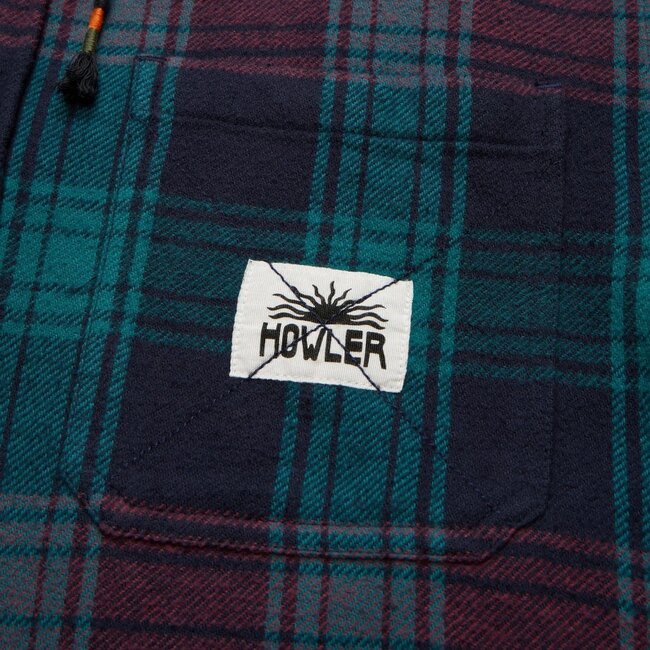 Howler Brothers Men's Salvo Hooded Blanket Flannel