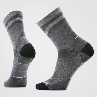 Smartwool Men's Run Zero Cushion Mid Crew Pattern Socks