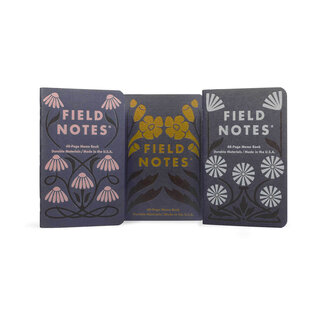 Field Notes Fall Flowers 3-Pack