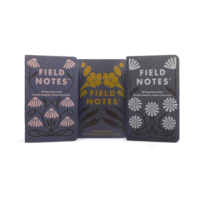 Field Notes Field Notes Fall Flowers 3-Pack