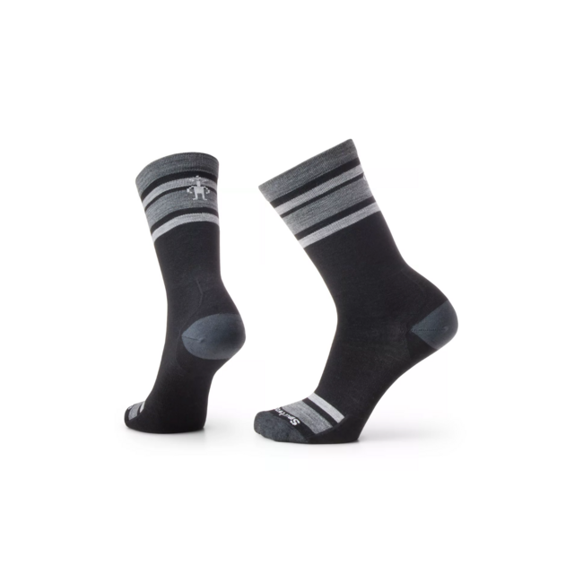 Smartwool Men's Everyday Top Split Stripe Zero Cushion Crew Socks