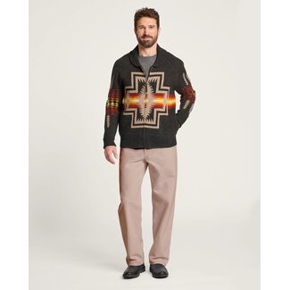 Pendleton Harding Zip Lambswool Cardigan