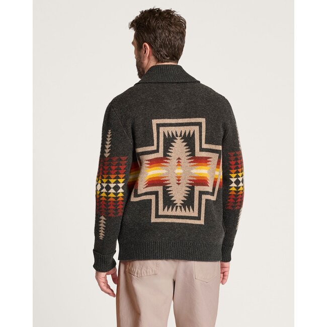Pendleton Harding Zip Lambswool Cardigan