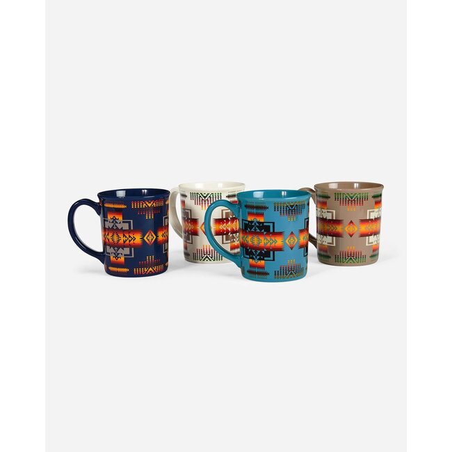 Pendleton 12oz Ceramic Mug Set of 4