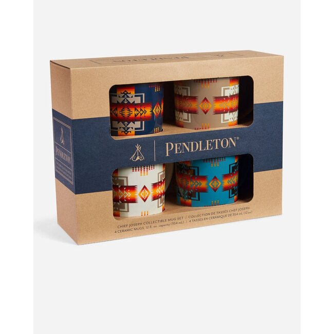 Pendleton 12oz Ceramic Mug Set of 4