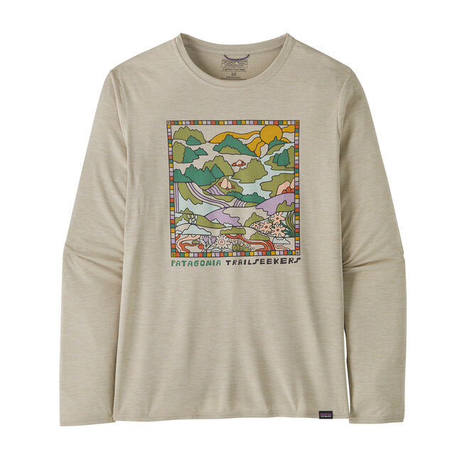 Patagonia Men's L/S Cap Cool Daily Graphic Shirt - Lands