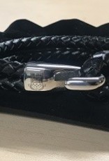 Leather Woven BVG Bracelet - CLEARANCE