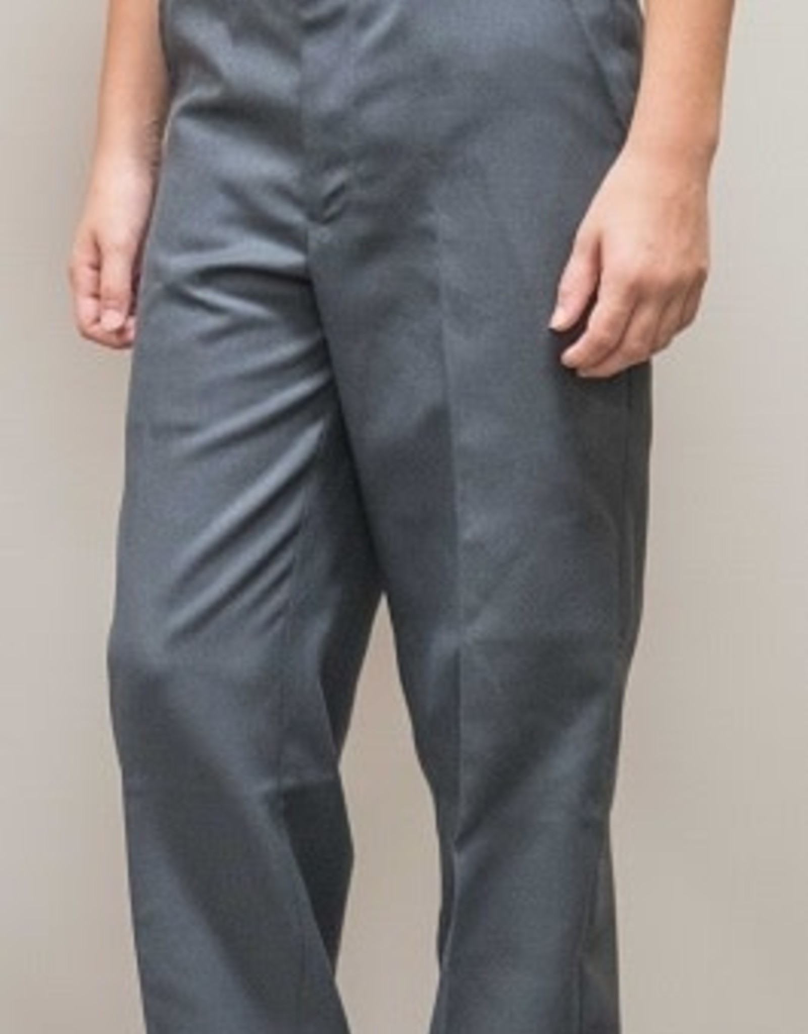 Grey Dress Pants Adjustable Waist Youth