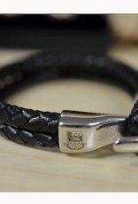 Leather Woven BVG Bracelet - CLEARANCE
