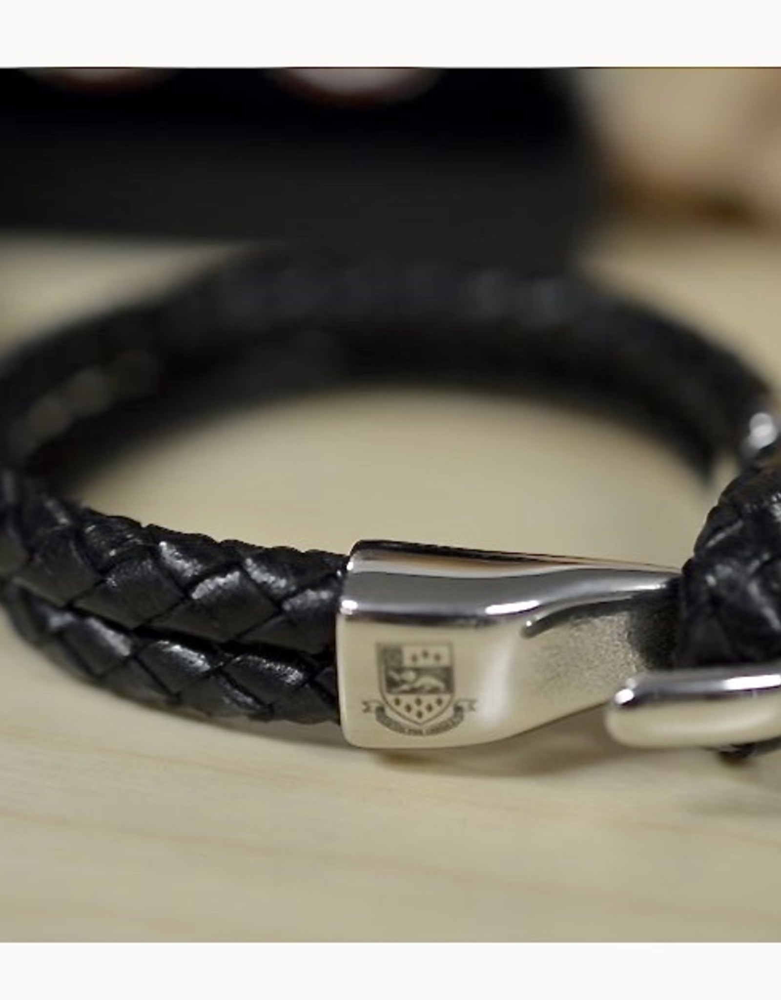 Leather Woven BVG Bracelet - CLEARANCE