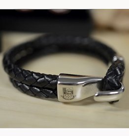 Leather Woven BVG Bracelet - CLEARANCE