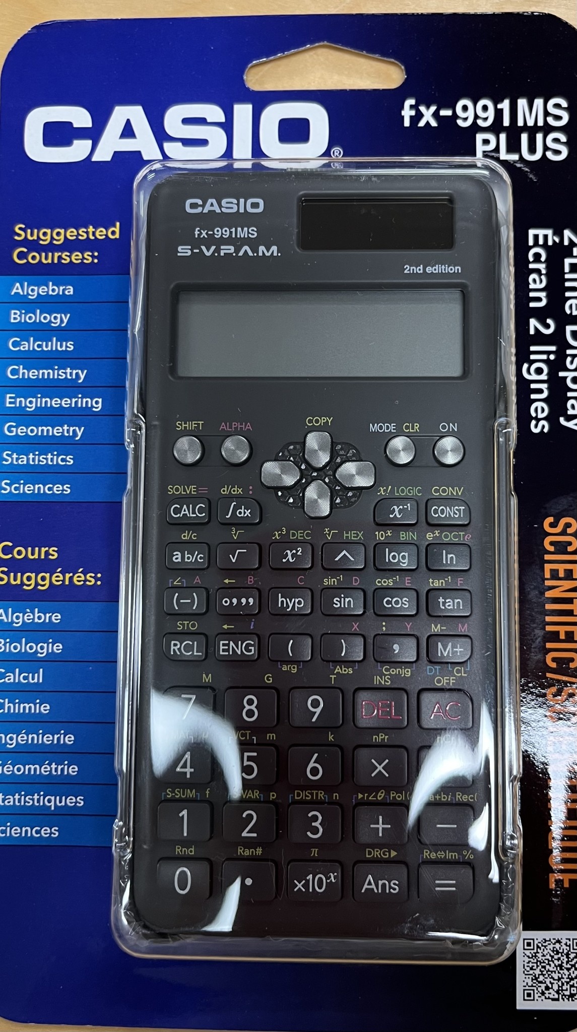 Calculator Casio FX-991MS Plus - The PA Shop@Bayview Glen