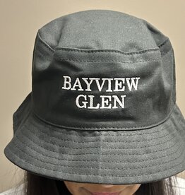 Bucket Hat - Black with white Bayview Glen