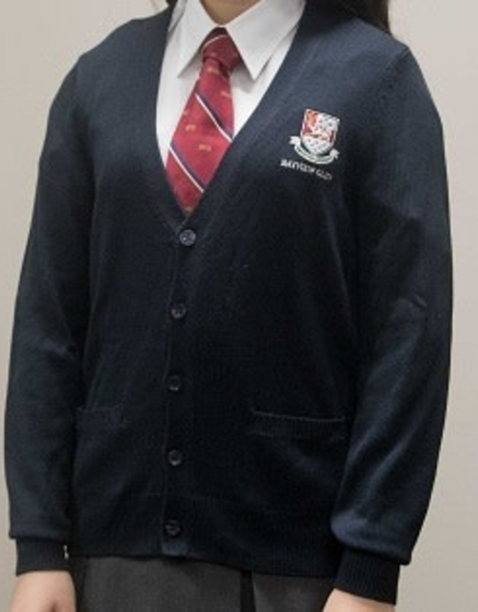 Navy Cardigan Adult - no pocket