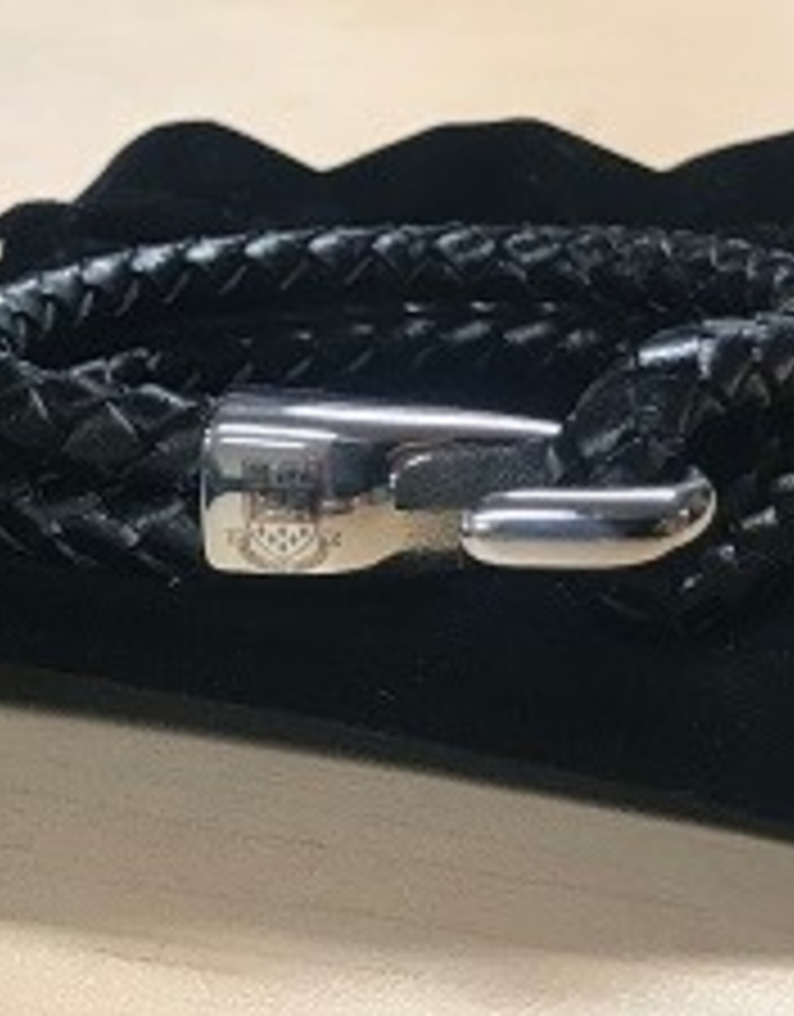 Leather Woven BVG Bracelet - CLEARANCE