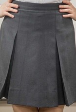 Grey Box Pleat Skirt