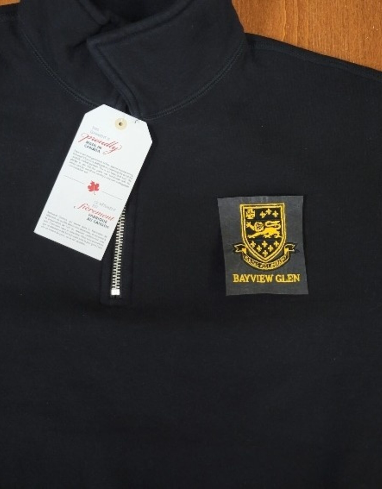 1/4 ZIP SEC SWEATSHIRT - YOUTH