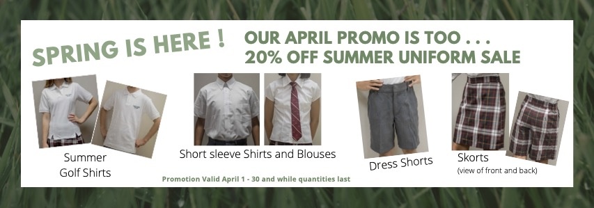 April Promo - Summer Uniform