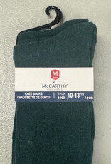 Green Knee Socks Adult - 3 in a pack