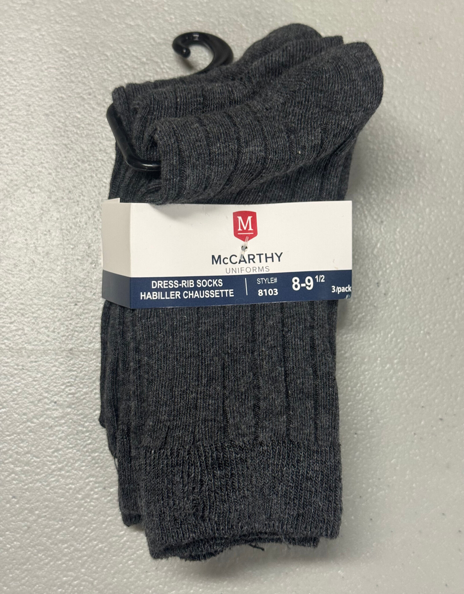 Grey Pant Socks Youth - 3 in a pack
