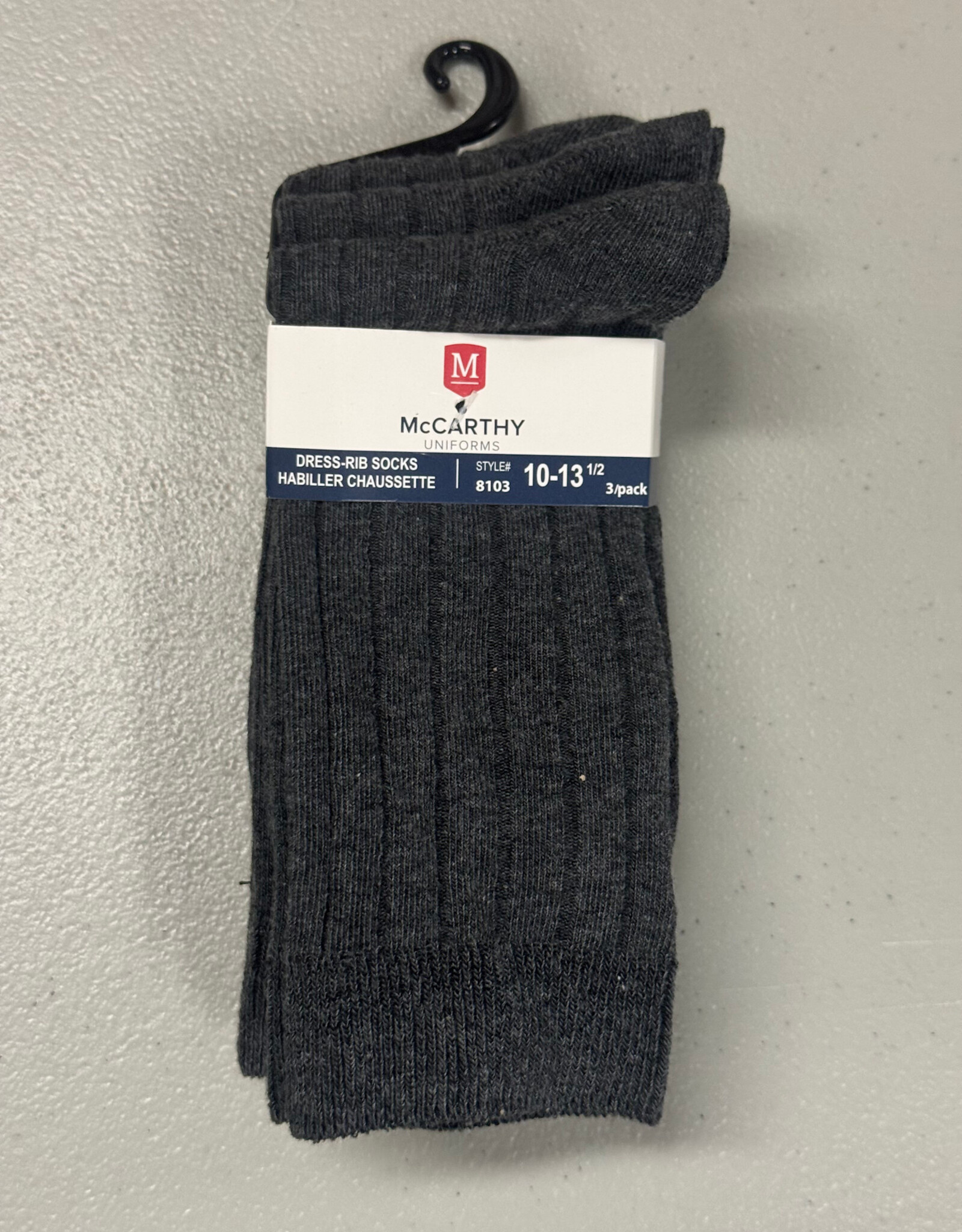 Grey Pant Socks Adult - 3 in a pack