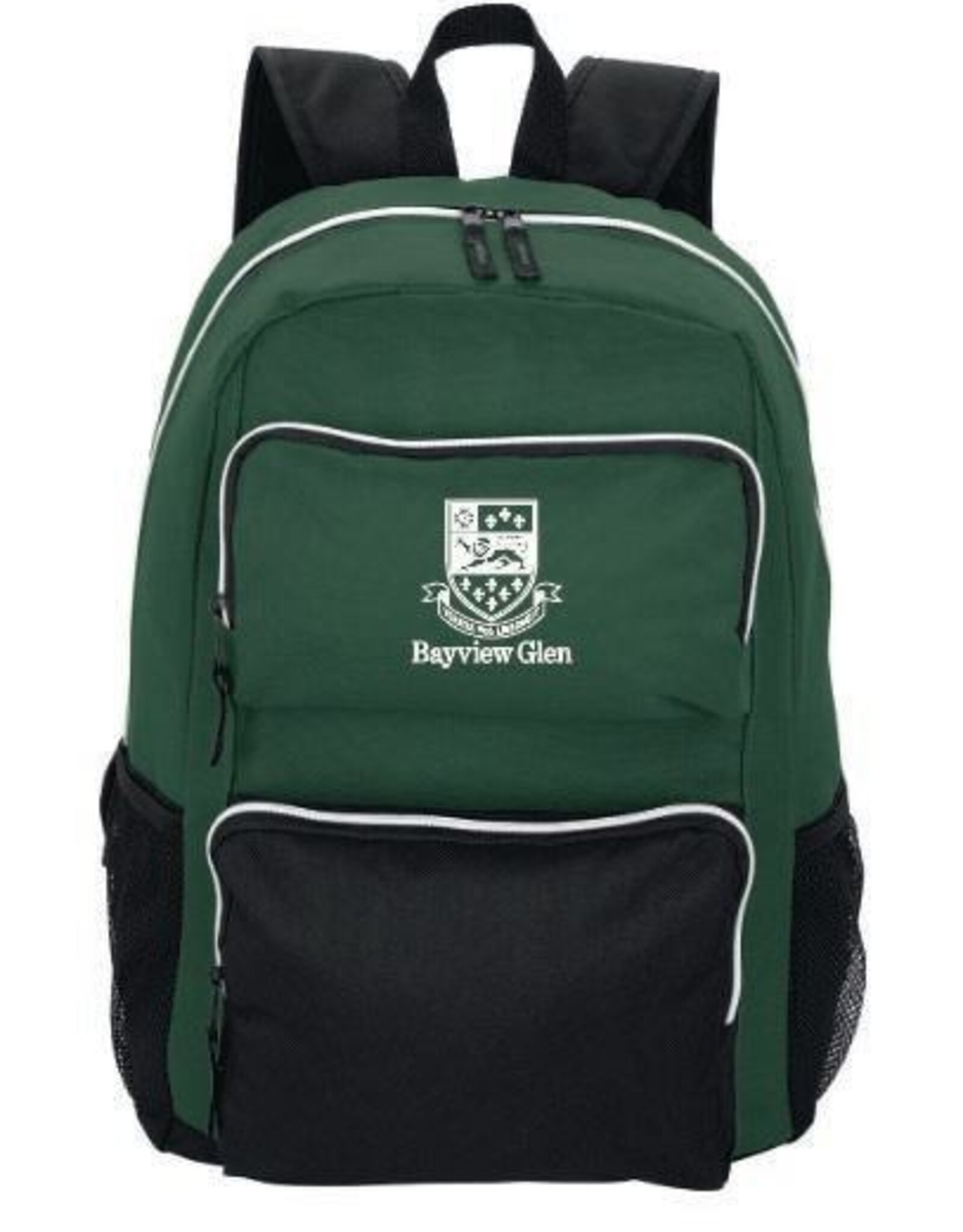 Backpack Green Bayview Glen logo