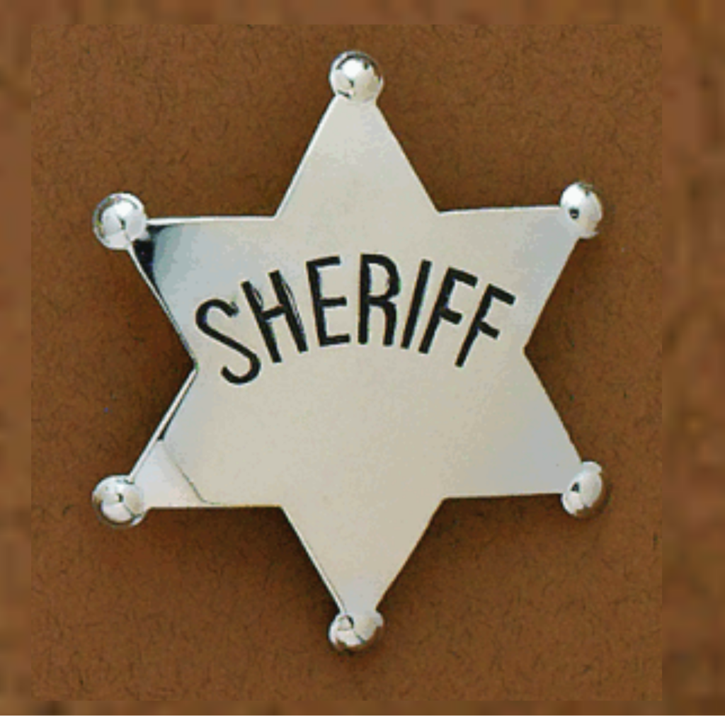 M F Western Kid S Western Wear Sheriff Badge Head West