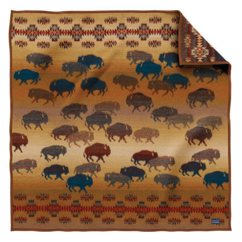 Pendleton Napped Jacquard Throw | Prairie Rush Hour Rustic