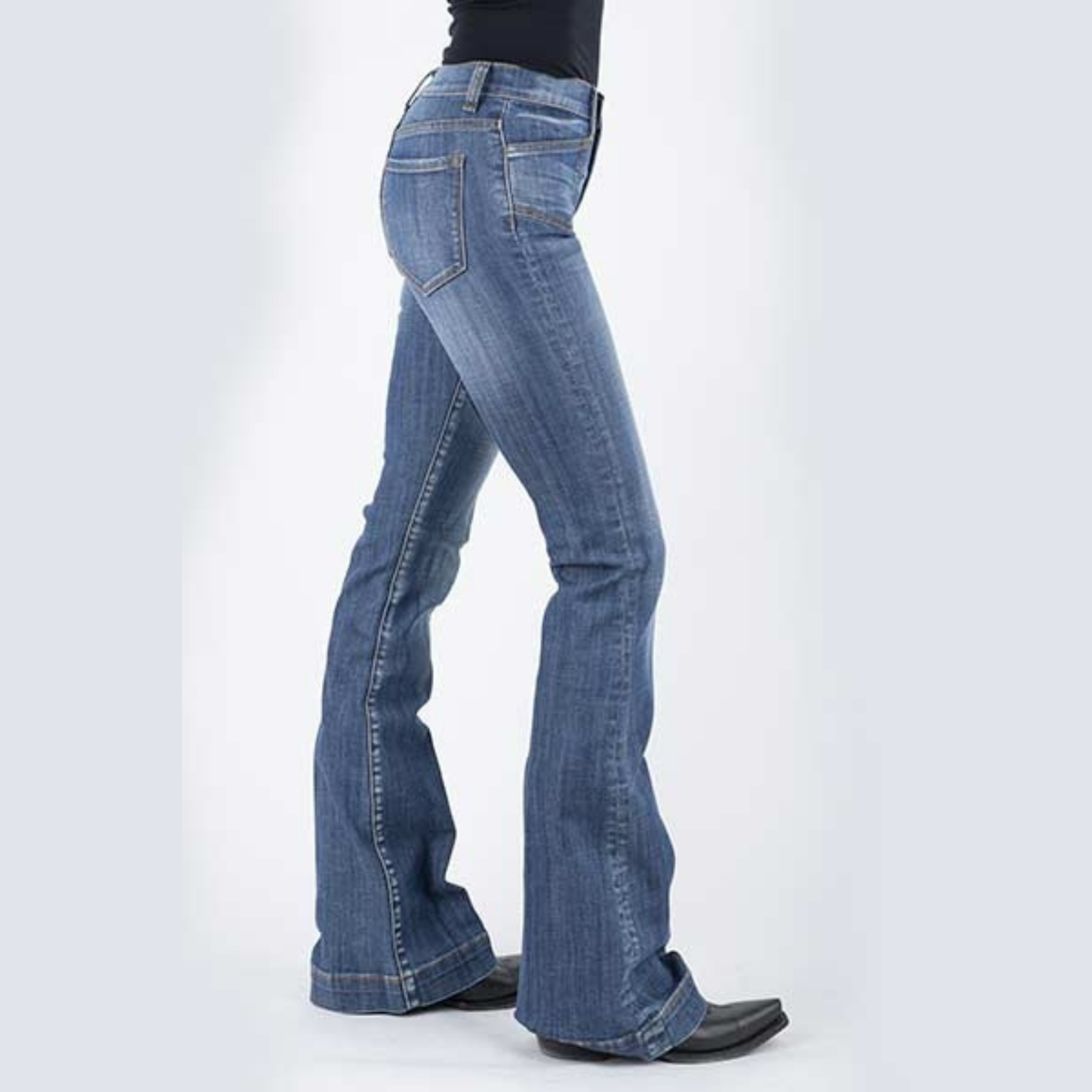 high waisted flare jeans