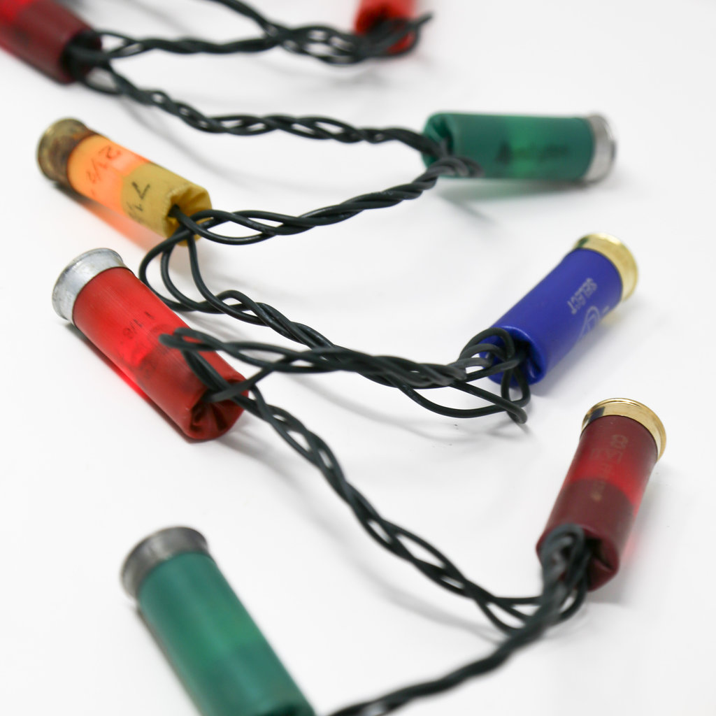 Hank’s Bunk House Upcycled Shotgun Shell Lights | Multicolored